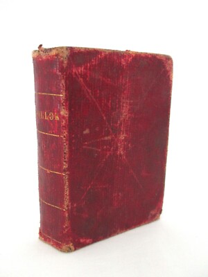 Antique, 1846, MINIATURE, BOOK, THE COURSE OF TIME, A POEM.  REV. R. POLLOK-image