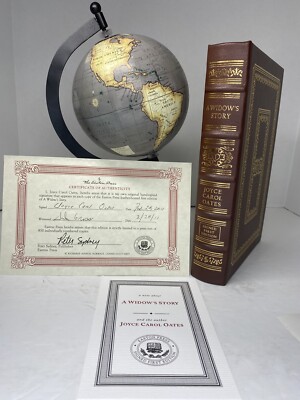 A Widow’s Story SIGNED by Joyce Carol Oates - First Edition Easton Press MINT-image
