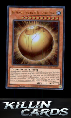 1st Edition The Winged Dragon of Ra - Sphere Mode (UR) RA01-EN007 Ultra Rare 25t-image