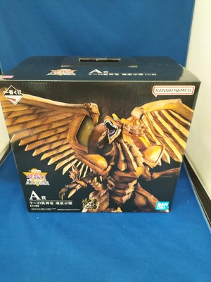 Yu Gi Oh Model Number  A Prize Ra s Winged Divine Dragon Soul Statue BANDAI-image