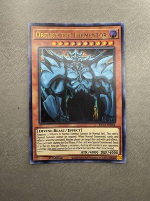 Yu-Gi-Oh! Obelisk The Tormentor Ultra Pharaoh Rare KICO-EN064 1st Ed-image