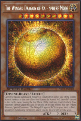 The Winged Dragon of Ra - Sphere Mode SBC2-END03 Prismatic Secret - LP - WAXING-image