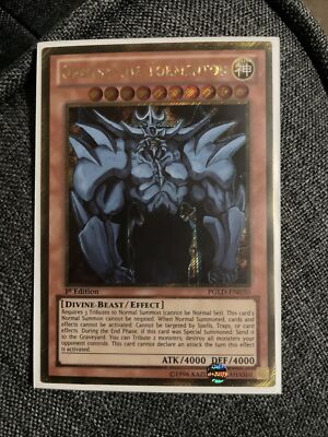 YuGiOh TCG Obelisk The Tormentor Premium Gold PGLD-EN030 Secret Rare 1st Edition-image