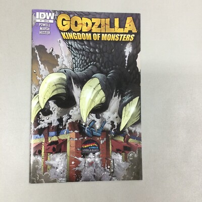 Godzilla Kingdom Of Monster #1 Curious Comics Exclusive IDW 2011 (GZ93)-image