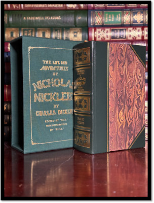 Dickens' The Life & Adventures Nicholas Nickleby New Easton Press Deluxe Limited-image