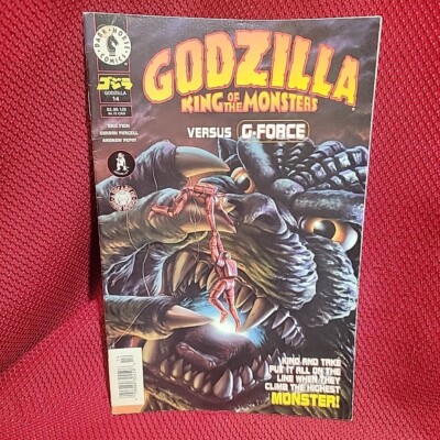 GODZILLA 14 g force Dark Horse Comics vtg 1996 fein purcell scalf johnny quest-image