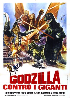 Godzilla Vs Gigan 04 Movie Poster Jigsaw Puzzle 120 300 Pieces Pick A Size-image