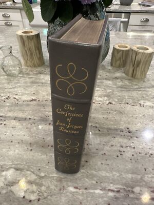 The Confessions Of Jean-Jacques Rousseau Easton Press 100 Greatest Books Leather-image