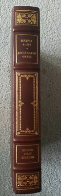 1986 Franklin Library Leather Book Marya A Life SIGNED 1ST EDITION-image
