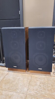 Pair of Tested & Working Fisher DS-810 Floor 3-Way Speakers 8