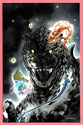 Godzilla vs Fantastic Four #1 (2025) NM/MT (9.8) 1:100 Incentive with Toploader!-image