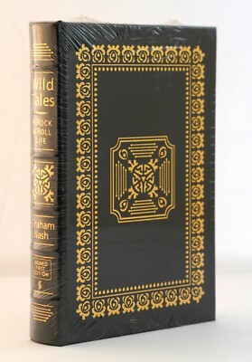 Wild Tales A Rock & Roll Life SIGNED Graham Nash SEALED Easton Press 1st EDITION-image