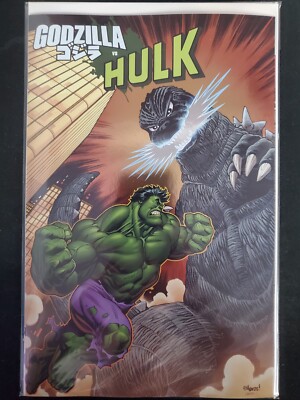 Godzilla vs Hulk #1 Foil Cvr Marvel 2025 VF/NM Comics-image