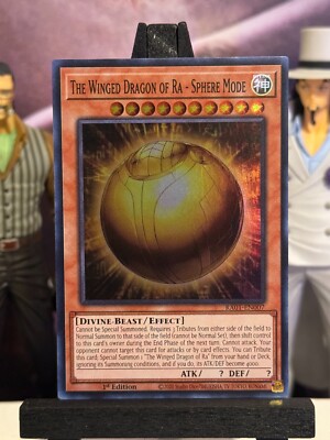 Yu-Gi-Oh! TCG The Winged Dragon of Ra - Sphere Mode RA01-EN007 1st Super Rare!-image
