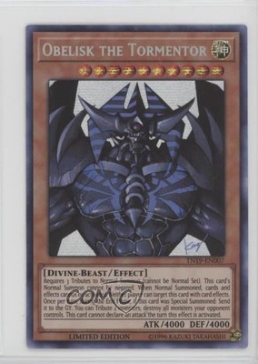 2019 Yu-Gi-Oh! Gold Sarcophagus Tin Limited Edition Obelisk the Tormentor uk2-image