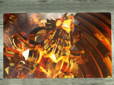 YGOmat The Winged Dragon of Ra Trading Card Game Play Pad Playmat TCG CCG Mat-image