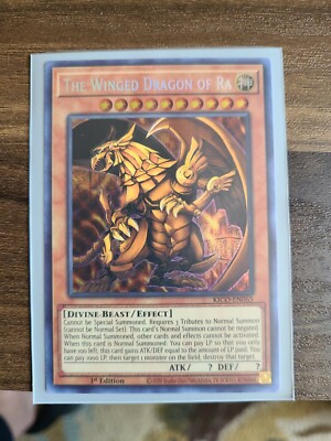Yu-Gi-Oh | Winged Dragon Of Ra | KICO-EN065 1st Ed Ultra Pharaoh’s Rare | NM-image