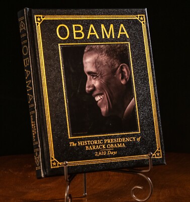 OBAMA: The HISTORIC PRESIDENCY OF BARACK OBAMA - LEATHER BOUND COLLECTIBLE-image