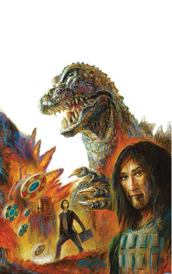 Godzilla: Heist #1 1:25 Eggleton Virgin Variant Hot Comic🔥-image