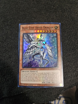 Blue-Eyes Abyss Dragon -  RA01-EN016- Super Rare - NM - 1st Ed - Yugioh-image