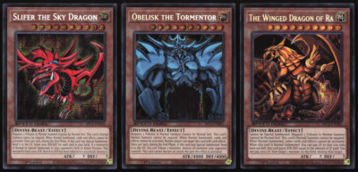 Obelisk Tormentor Slifer Sky Winged Dragon of Ra SBC2 Prismatic Secret Bundle-image
