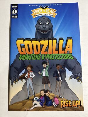 Trick or Read Godzilla Monsters and Protectors IDW Halloween Comic Book-image