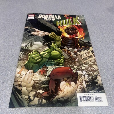 Godzilla vs Hulk #1 (2025) NM 1:25 Bressan Variant Marvel Comics-image