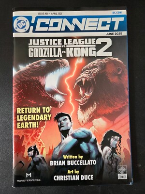DC CONNECT COMICS PREVIEW MAGAZINE #59 April 2025 GODZILLA vs KONG vs JLA!-image
