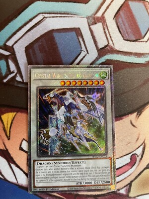 Crystal Wing Synchro Dragon  - RA02-EN029 - PSCR  - Rarity Collection 2-image