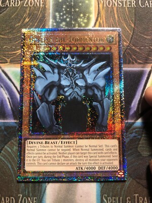 *** OBELISK THE TORMENTOR *** QUARTER CENTURY SECRET RARE RA04-EN116 YUGIOH!-image