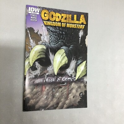 Godzilla Kingdom Of Monster #1 Bell Book & Comic Retailer IDW 2011 (GZ42)-image