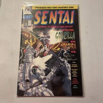 SENTAI # 1 | FN | Antarctic Press 1994 | 1st unofficial Mothra Mecha Godzilla-image