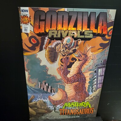 Godzilla Rivals Mothra vs Titanosaurus Retailers Incentive Variant IDW (5)-image