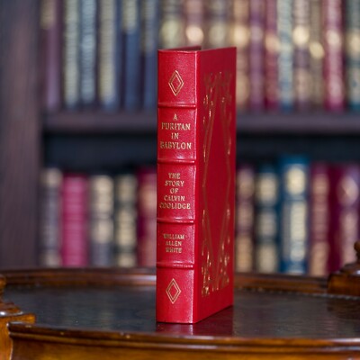 Easton Press - A Puritan in Babylon by William White - Library Presidents, Notes-image
