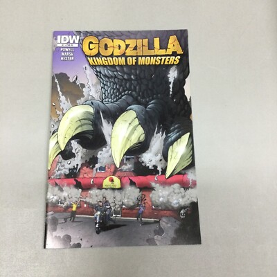 Godzilla Kingdom Of Monster #1 Brave new World  2nd print IDW 2011 (GZ51)-image