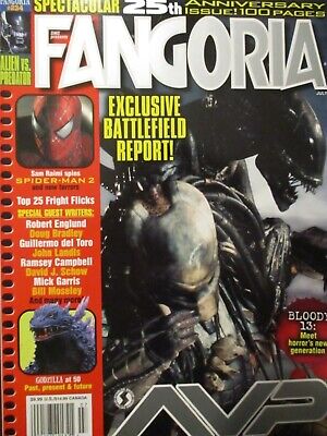 FANGORIA MAGAZINE #234 ALIENS VS PREDATOR SPIDER-MAN GODZILLA  -image