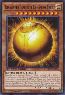 The Winged Dragon of Ra - Sphere Mode (SBC2-END03) - Common - 1st Edition-image