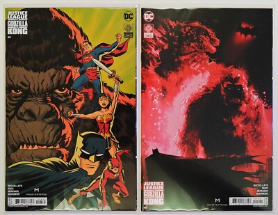 Justice League vs Godzilla Kong #5 (B C) VARIANT SET JOCK CHO DC LOT 2024 NEW NM-image