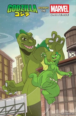 GODZILLA DESTROYS THE MARVEL UNIVERSE #1 ANIMATION  MARVEL PRESALE JULY 16TH-image