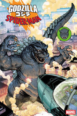Godzilla vs Spider-Man #1 Nick Bradshaw Monster Homage-image