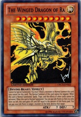 The Winged Dragon of Ra ORCS-ENSE2 Order of Chaos Limited Edition Yugioh LP-image