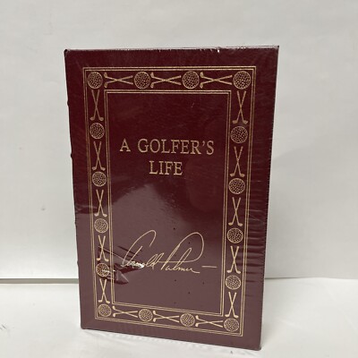 A Golfers Life  by Arnold Palmer Easton Press Signed w/ COA Sealed New Unopened-image