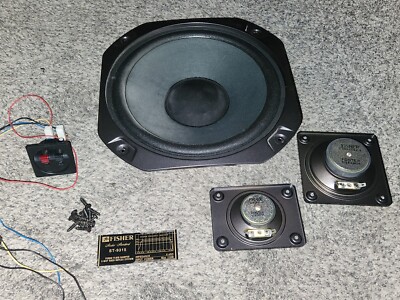 Fisher ST-9315 Ferro Fluid Damped 3-way Bass Reflex System Removed From Box-image