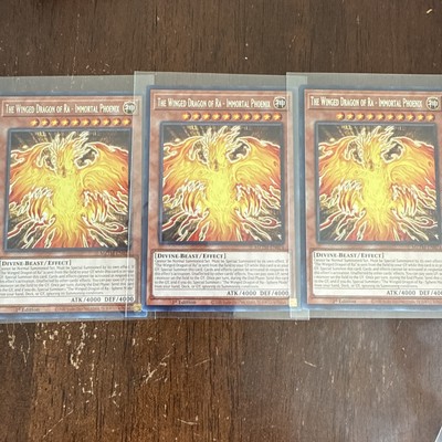 The Winged Dragon of Ra - Immortal Phoenix MZTM-EN074 Maze of the Master X3 NM-image