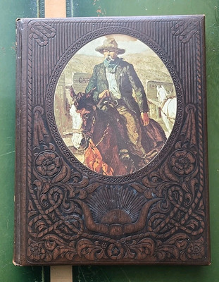 1977 Time Life The Old West Gunfighter Hardcover Book Soft Embossed Faux Leather-image
