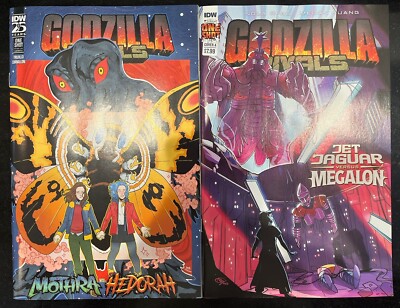IDW COMICS GODZILLA RIVALS #1 2024 SET OF 2 ONE-SHOTS 1ST PRINTS NM+-image