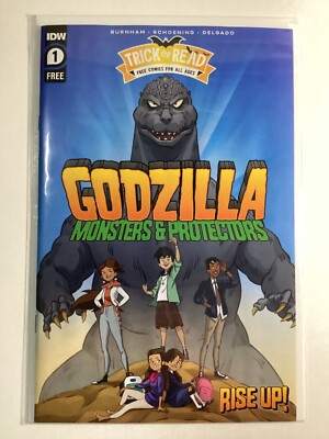 GODZILLA MONSTERS AND PROTECTORS HALLOWEEN TRICK OR READ (2022 IDW) #1 NM 9.4-image