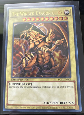 YuGiOh! The Winged Dragon of Ra LC01-EN003 Ultra Rare Limited Edition NM-image