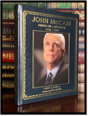 John McCain American Maverick Tribute Mint Easton Press Leather Bound Hardback-image