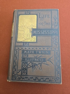 Rare FIRST EDITION FIRST PRINTING 1st State MARK TWAIN Life on the Mississippi -image